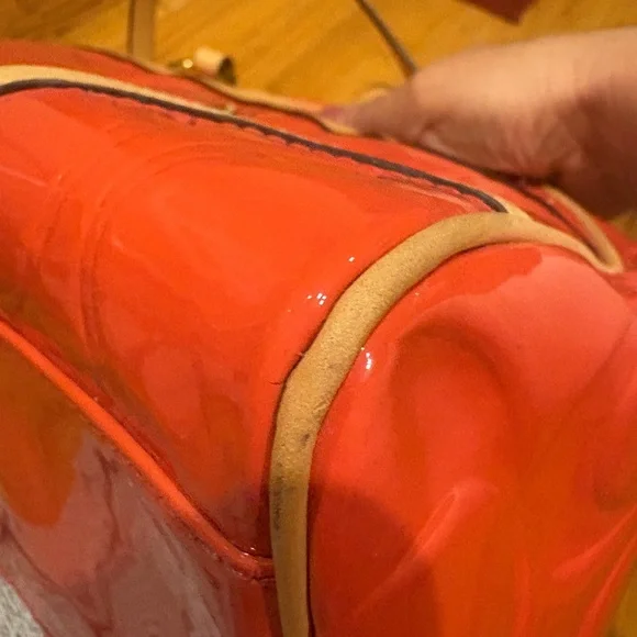 Coach Peyton Embossed Patent Leather Satchel - Picture 13 of 17